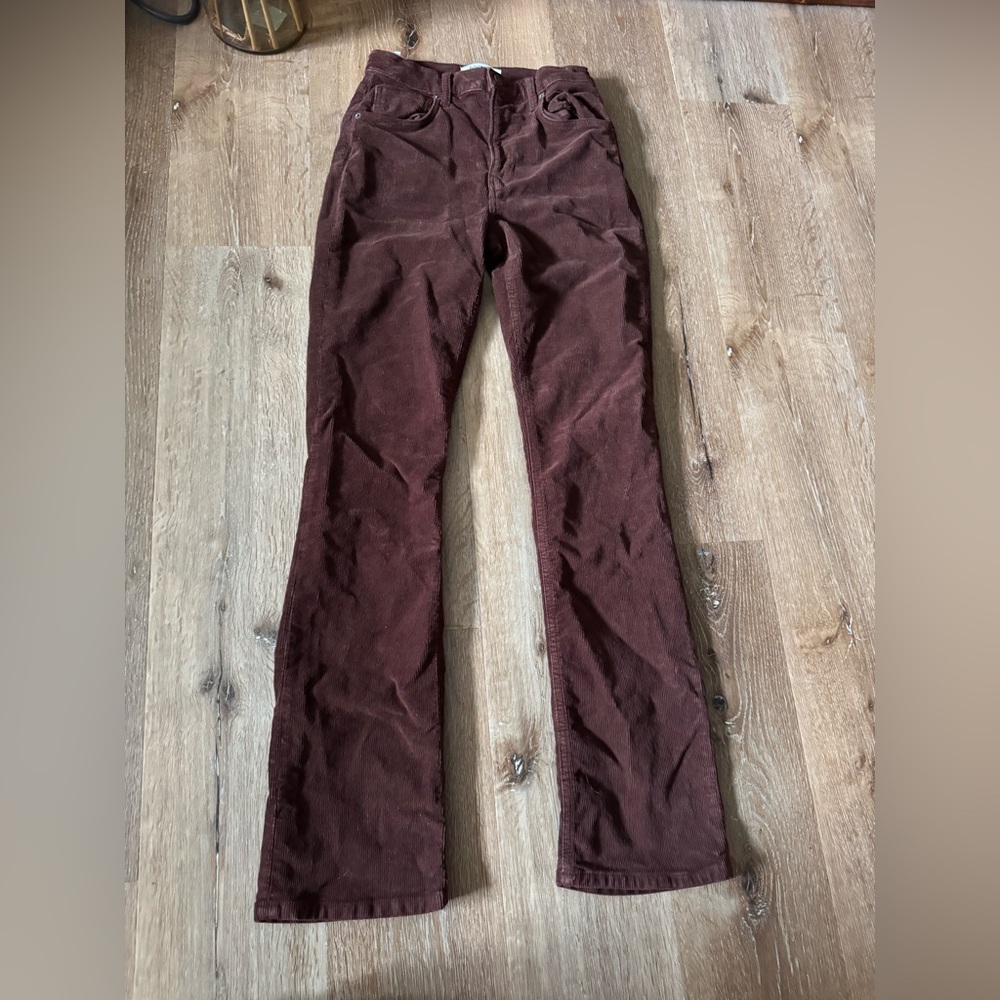 Reformation Peyton High Rise Bootcut Corduroy Pants Size 27